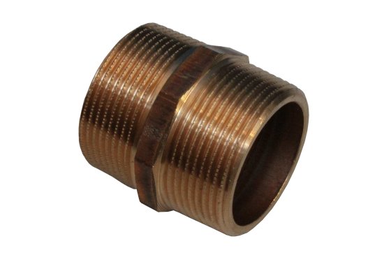 Threaded double nippel 1/8"
