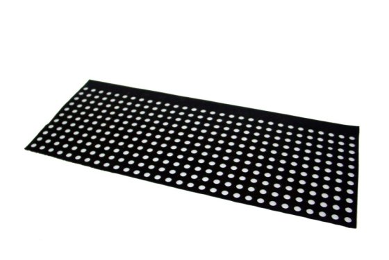 5 units hole rubber mats 25x25cm hole grid 10mm