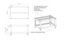 Precision frame 150x100cm without work surface