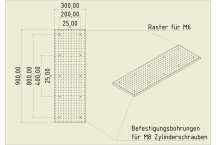 Thread grid plate GRP9030