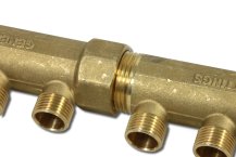 3/4" manifold with 4x 1/2" conections