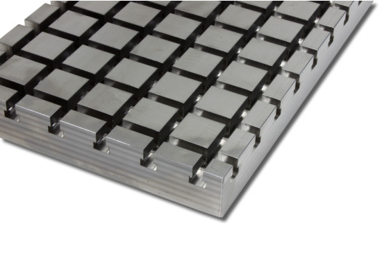 Stahl Kreuznutenplatte 10050 X-Block