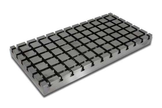 Stahl Kreuznutenplatte 10050 X-Block