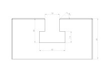 Steel T-slot plate 3030 "Big Block"