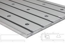 Cast aluminum T-slot plate 5020 "Tiny"