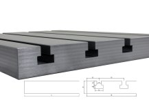 Stahl T-Nutenplatte 6060 Big Block
